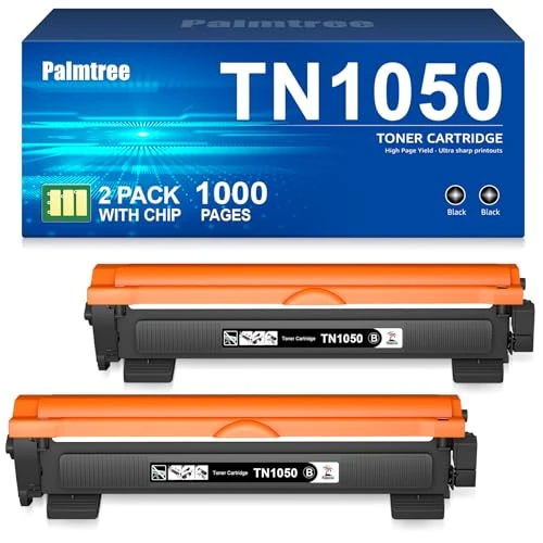 Offerta a tempo: Palmtree Toner TN1050 Compatibili per TN-1050 Toner Brother DCP1612W per Brother MFC1910W HL-1110 HL-1210W HL-1212W MFC-1810 DCP-1512 - 0.00% da 19.99 € a 19.99 €