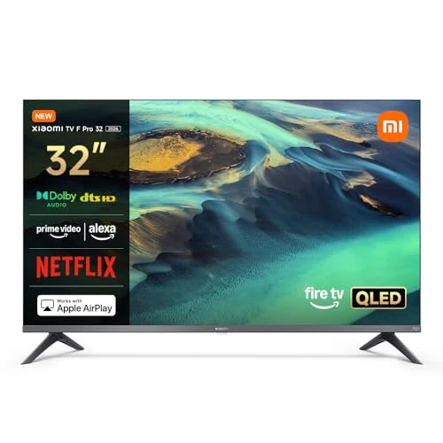 Limitiertes Angebot: Xiaomi TV F Pro 32, 32 Zoll (81 cm), QLED, Smart TV, Fire OS7, Triple Tuner DVB-C/S/S2/T/T2,Dolby Audio™, DTS Virtual:X, DTS-HD, Sprachsteuerung mit Alexa, Kompatibel mit Apple AirPlay von 229.00 EUR auf 149.00 EUR (Spare 35%)