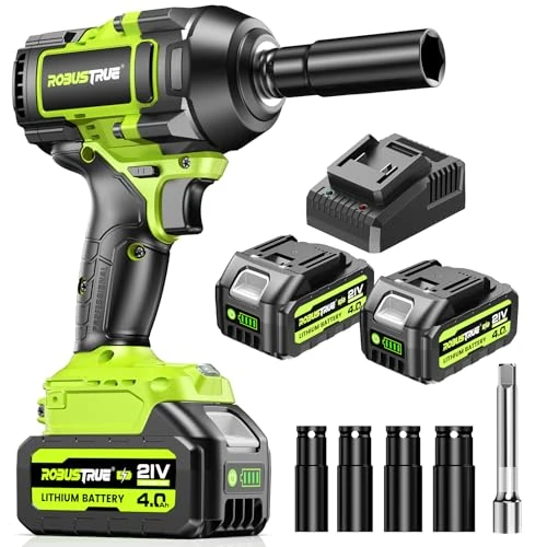 Robustrue Cordless Impact Wrench Max Torque 1100Nm