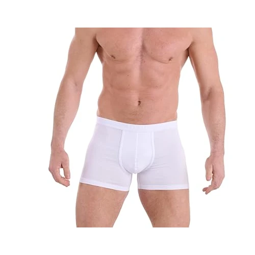 Navigare Boxer (Pack de 6) Homme, Blanc, L