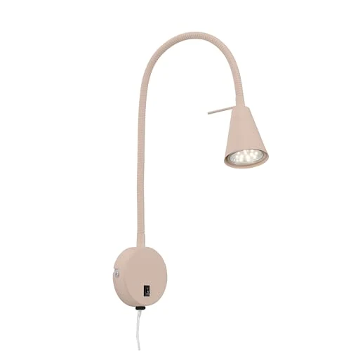 Offre limitée : BRILONER - Applique murale intérieure avec interrupteur intégré, orientable, lumière blanche chaude, applique murale, applique murale chambre, lampe murale, appliques, 8 x 45 cm, beige de 39.95 € à 39.95 € (0.00% de remise)
