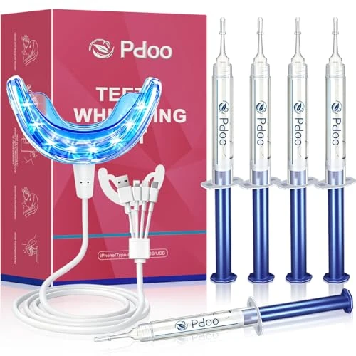 Limited-time offer: Teeth Whitening Kit with LED Light for Sensitive Teeth, Fast Results Helps Remove All Kinds of Stain from 37.99 £ to 37.99 £ (save 0.00%)