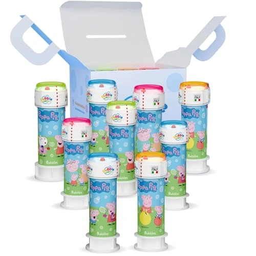 Tijdelijke aanbieding: Bubble World - HELLO KITTY-zeepbellen voor kinderen - Party Pack, verpakking van 12 stuks à 60 ml - Verjaardagsgadgets met Hello Kitty-thema - Gemaakt in Italië van 11.50 € naar 11.00 € (4.35% korting)