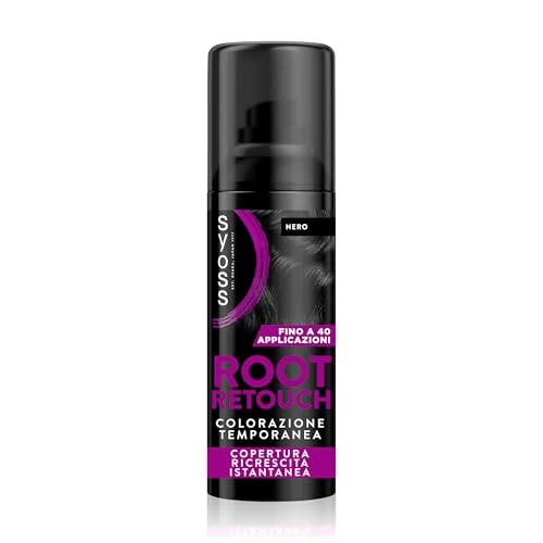 Oferta limitada: Syoss Root Retouch - Spray de coloración temporal negro de 120 ml, retoque para cabello blanco y rebrote, resistente a la lluvia y al sudor, hasta 40 aplicaciones de 6.40 € a 6.40 € (ahorro 0.00%)