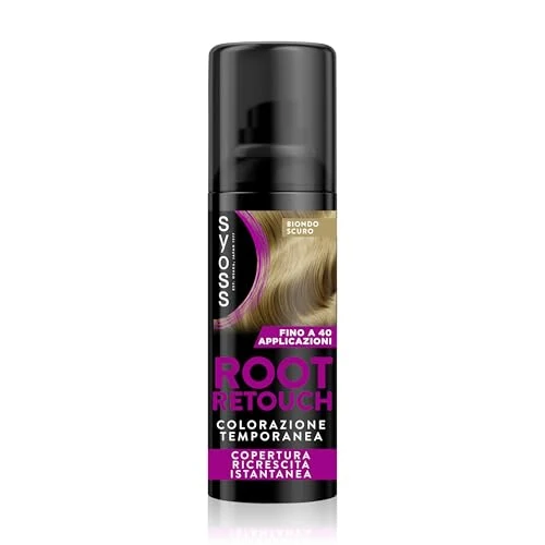 Offre limitée : Syoss Root Retouch Spray Colorant Temporaire Blond Foncé 120 ml Retouche Cheveux Blancs et Repousse Résiste à la Pluie et à la Sueur, Jusqu'à 40 Applications de 11.79 € à 11.79 € (0.00% de remise)