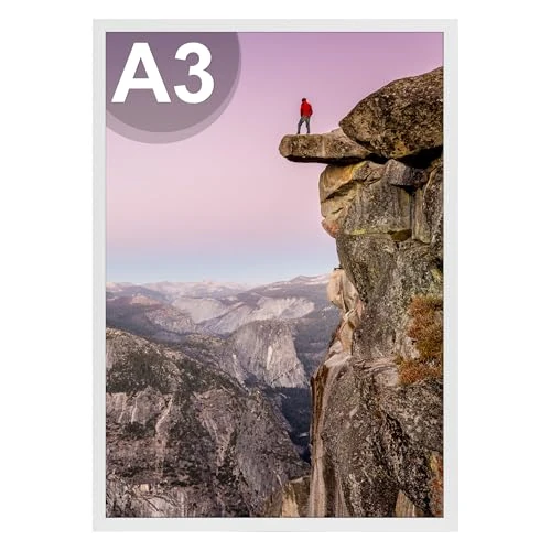 Offerta a tempo: Ditwis Cornice A3, Cornice Bianca per 29,7x42 cm Certificati, Foto, Documenti, Poster e Disegni dei bambini, Portafoto da Parete per Casa, Ufficio e Gallerie - 4% da 14.85 € a 14.24 €