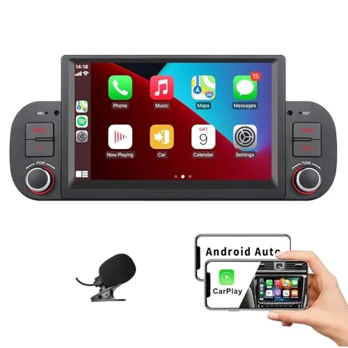 Offerta a tempo: HLLECARMO Autoradio per Fiat Panda 2013-2020 7-Inch Wireless CarPlay & Android Auto，Bluetooth 5.0, Mirror Link, Touchscreen | RDS AM/FM, USB, DSP ad alta potenza, Subw EQ, SWC - 0.00% da 137.99 € a 137.99 €