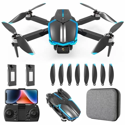 Drone voor kinderen met camera 1080P, RC Quadcopter opvouwbare drone voor beginners, speelgoedcadeaus voor jongens en meisjes