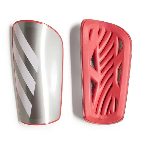Offre limitée : adidas Unisex Tiro SHINGUARD League, Iron met./Lucid Red/White/Zero met., M de 14.00 € à 14.00 € (0.00% de remise)