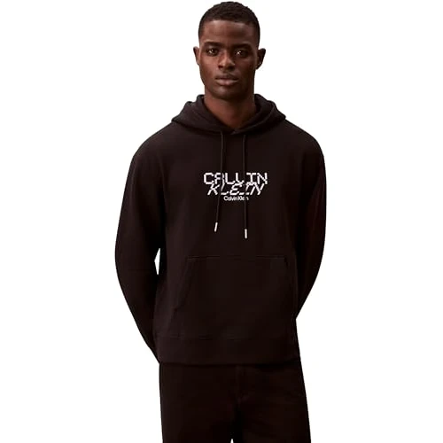 Oferta limitada: Calvin Klein Sudadera Hombre Fleece Graphic con Bolsillo Canguro, Negro (Black), M de 45.12 € a 45.12 € (ahorro 0.00%)