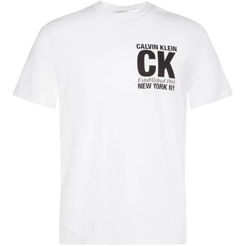 Offre limitée : Calvin Klein SS 30S Whsl SP CK Corner Graphic Lv04Re819G T-Shirts Graphiques, White (Brilliant White), L Homme de 21.95 € à 21.95 € (0.00% de remise)