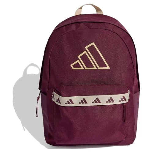 Limited-time offer: adidas Unisex CLASSIC TAPE BACKPACK, maroon/Crystal Linen, One size from 25.00 £ to 25.00 £ (save 0.00%)