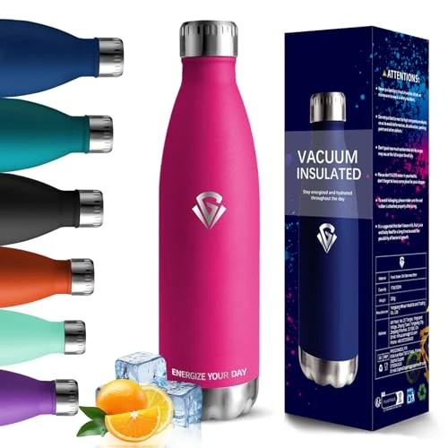 Offre limitee: HoneyHolly Gourde Isotherme - 750ML - Gourde Inox sans BPA Sport Étanche, Réutilisable, Bouteille Isotherme, Processus de revêtement en Poudre, Bouteille pour Running, Bureau, École de 36.13 EUR a 36.13 EUR (economie 0%)