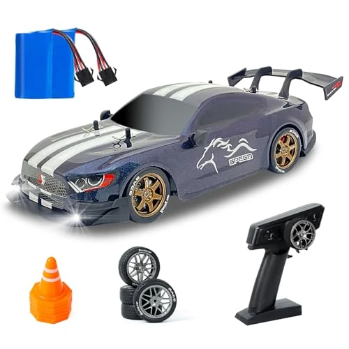Offerta a tempo: iBlivers Macchina Telecomandata de Drift, 1:14 auto telecomandate con acceleratore proporzionale e sterzo 4WD GT Drift RC Car Macchine per adulti ragazzi bambini - 0% da 39.98 € a 39.98 €