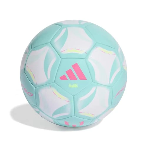 Offerta a tempo: adidas Mixte MESSI LEAGUE BALL, white/flash aqua/halo mint/lucid pink, 5 - 52% da 40.00 € a 19.17 €