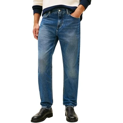Offerta a tempo: Tommy Hilfiger Harlem RGD Benny Blue MW0MW41890 affusolato, Denim, 38W/32L, Denim (Benny Blue), W38 / L32 - 0.00% da 39.72 € a 39.72 €
