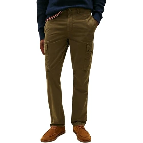 Offerta a tempo: Tommy Hilfiger Denton LW Twill Cargo Mw0Mw39695, Pantaloni Cargo, Uomo, Khaki (Dark Greenery), 31W / 32L - 0.00% da 18.61 € a 18.61 €
