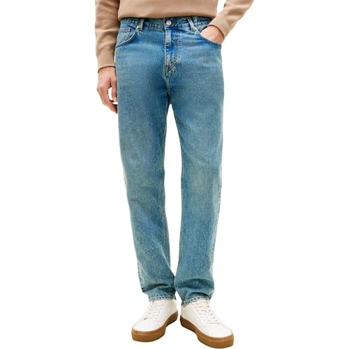 Oferta limitowana: Tommy Hilfiger Męski zwężany Harlem RGD ED jasnoniebieski MW0MW41889 stożkowy, denim, 34W / 36L, Dżins (Ed Light Blue), 34W / 36L z 336.68 zł na 336.68 zł (oszczędź 0.00%)