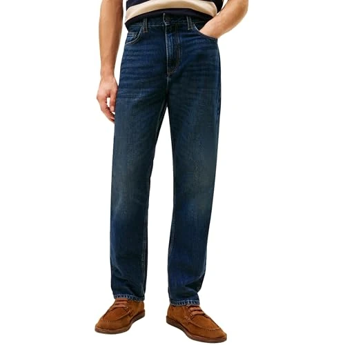 Offerta a tempo: Tommy Hilfiger Uomo Jeans Regular Dover Straight Fit, Blu (Trey Indigo), 31W/32L - 0.00% da 79.73 € a 79.73 €