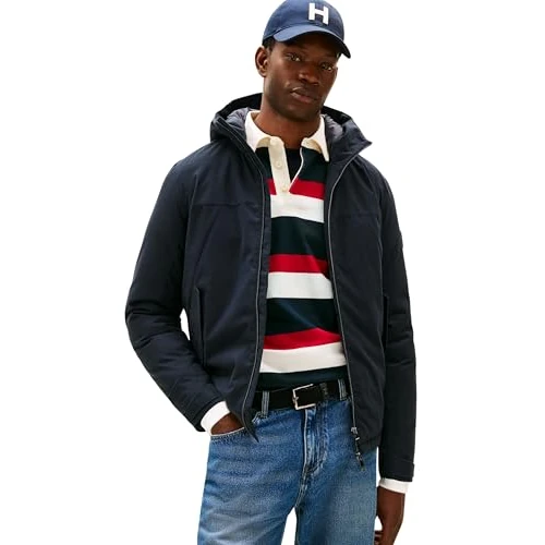 Offerta a tempo: Tommy Hilfiger Uomo TECH CAPPUCCIO CORTO IMBOTTITO JKT MW0MW42823 Altre Giacche, BLU, M, BLU (Cielo del deserto), M - 0.00% da 349.90 € a 349.90 €