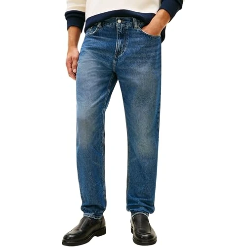 Limited-time offer: Tommy Hilfiger Men Tapered Harlem RGD Benny Blue MW0MW41890 Tapered, Denim, 36W / 34L from 43.04 £ to 43.04 £ (save 0.00%)