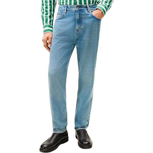 Tommy Hilfiger Męski zwężany Harlem RGD ED jasnoniebieski MW0MW41889 stożkowy, denim, 36W / 32L, Dżins (Ed Light Blue), 36W / 32L