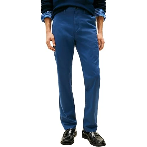 Offerta a tempo: Tommy Hilfiger Core Denton Essential Twill Mw0Mw40262, Pantaloni Chino, Uomo, Blu (Aegean Sea), 36W / 36L - 58% da 99.90 € a 42.08 €