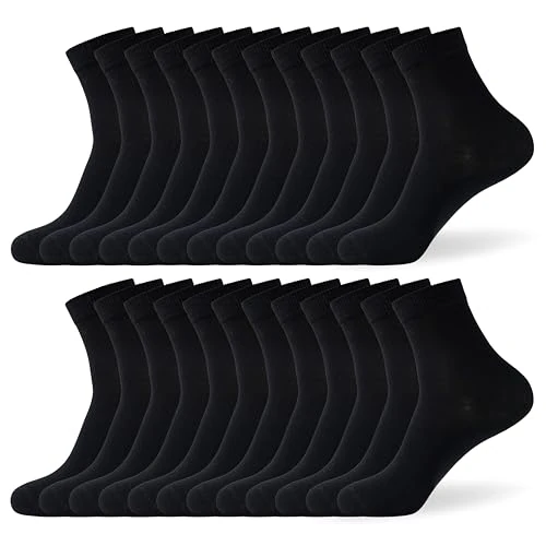 Oferta limitada: LBJR Calcetines Tobilleros Hombre Mujer, 12 Pares Calcetine Deporte Running Transpirables de 16.99 EUR a 9.99 EUR (ahorro 41%)