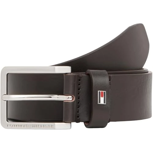 Offerta a tempo: Tommy Hilfiger Cintura Fissa Uomo OLIVIER 3.5 EXT AM0AM13755, MARRONE, 90, Marrone (Testa Di Moro), 90 cm - 61% da 54.90 € a 21.21 €