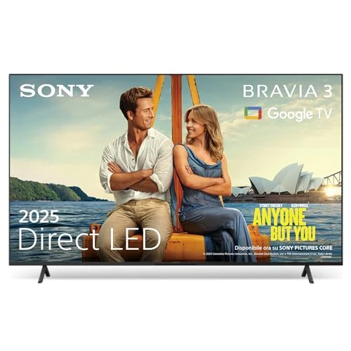 Offerta a tempo: Sony BRAVIA 3 - Direct LED | Altoparlante X-Balanced | Dolby Vision/Atmos | IMAX Enhanced | Google TV (2025) | Google Cast | Apple AirPlay 2| Eco Dashboard 2 | Game Menu 2-55pollici - 0.00% da 599.00 € a 599.00 €