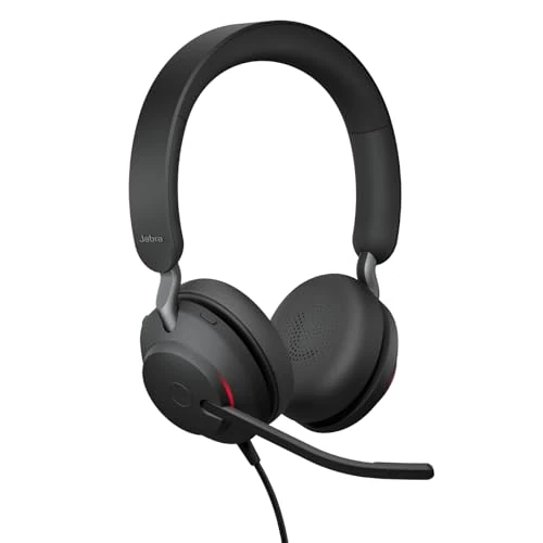 Oferta ograniczona: Jabra Evolve2 40 SE przewodowy zestaw słuchawkowy stereo z redukcją szumów, mikrofonem i kablem USB-C/A, certyfikat MS Teams, kompatybilny ze wszystkimi innymi platformami, czarny z 374.11 EUR na 374.11 EUR (znizka 0%)