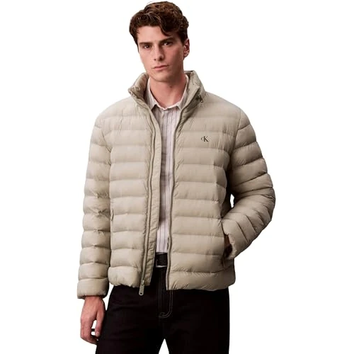 Offerta a tempo: Calvin Klein LS NYLON LT WT CAPPUFFER FZ PUFFER LV04RC511G Giacche, KHAKI (Forest Fog), XL, Khaki (nebbia della foresta), XL - 50% da 179.90 € a 89.99 €