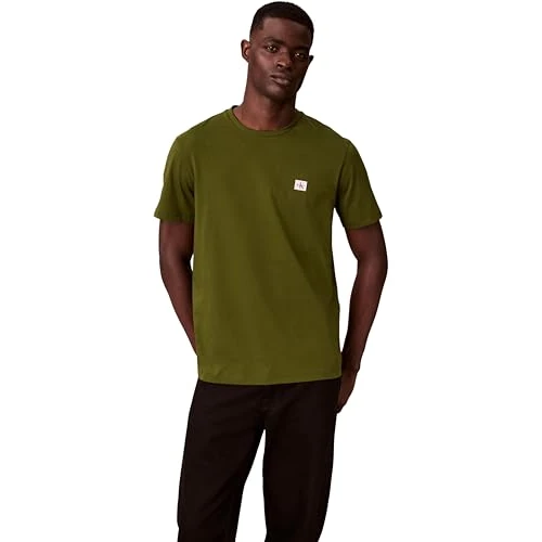 Oferta ograniczona: Calvin Klein Męska koszulka z logo SS 30S Classic TEE LV04RC272G koszulki, zielona (Medieval Forest), XXL_Plus, Zielony (średniowieczny las), XXL z 148.27 EUR na 148.27 EUR (znizka 0%)