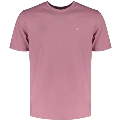 Offerta a tempo: Calvin Klein Uomo T-Shirt Maniche Corte Classic Monogram Tee con Scollo Rotondo, Bianco (Orchid Haze), 2XL - 31% da 34.90 € a 24.14 €