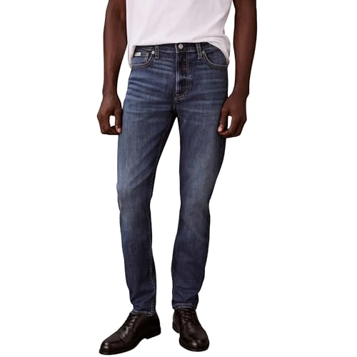 Offerta a tempo: Calvin Klein Uomo Jeans Slim Dark Irving Tapered Fit, Blu (Dark Irving), 42W/30L - 0.00% da 48.27 € a 48.27 €