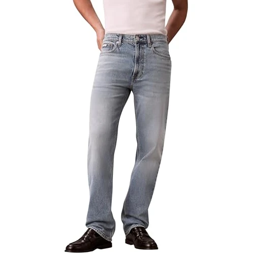 Offerta a tempo: Calvin Klein STNDRD STRGHT Shiloh Jean LV04RE703G Jeans, Blu (Shiloh), 34W/30L, Blu (Shiloh), 34W/30L - 0.00% da 99.90 € a 99.90 €