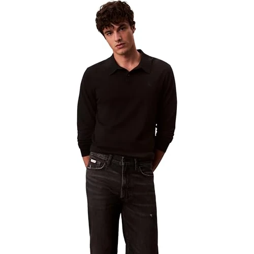 Offerta a tempo: Calvin Klein Uomo Jeans Standard Washed Cinder Straight Fit, Nero (Washed Cinder), 30W/34L - 53% da 119.90 € a 56.16 €