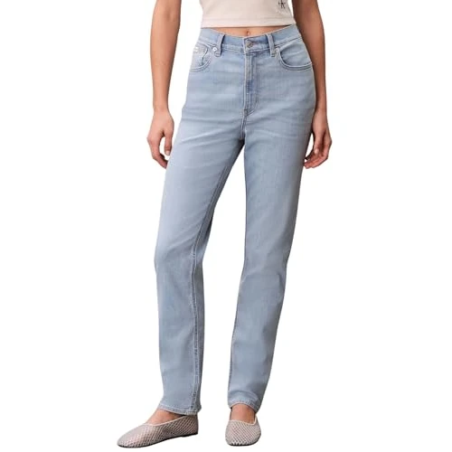 Oferta limitowana: Calvin Klein Damskie dżinsy EU New MOM Jean Blue RAIN LV047E618G, niebieskie (niebieski deszcz), 30W / 34L, Niebieski (niebieski deszcz), 30W / 34L z 289.00 zł na 289.00 zł (oszczędź 0.00%)