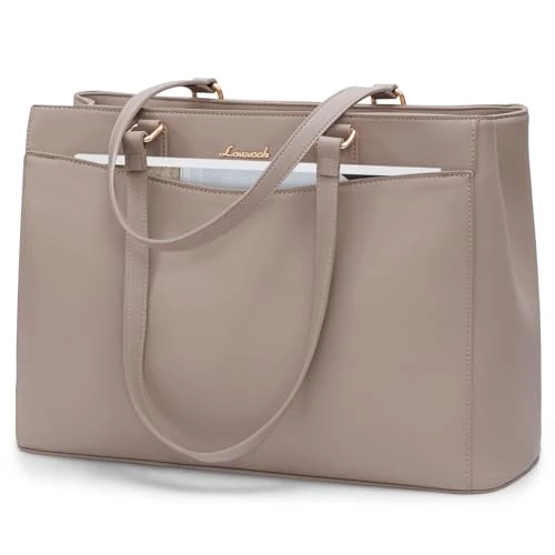 Oferta limitada: LOVEVOOK Bolso Mujer Grande, Impermeable Bolso Universidad Bolsos Shopper Ordenador Portatil 15,6 Pulgadas, PU Cuero Tote Bag para Profesora Trabajo University de 49.99 € a 49.99 € (ahorro 0.00%)