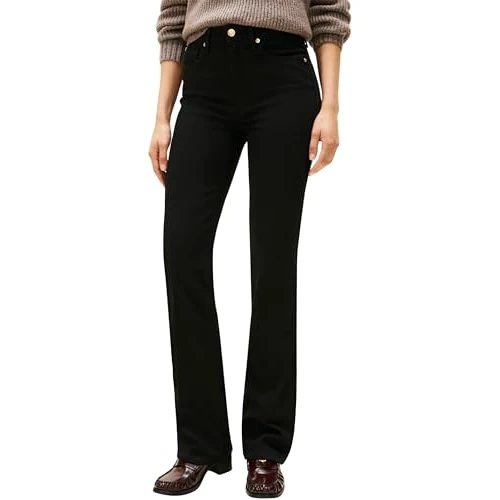 Oferta limitada: Tommy Hilfiger Vaqueros Mujer Black Bootcut Talle Medio, Negro (Black), 28W/34L de 99.90 € a 59.95 € (ahorro 40%)