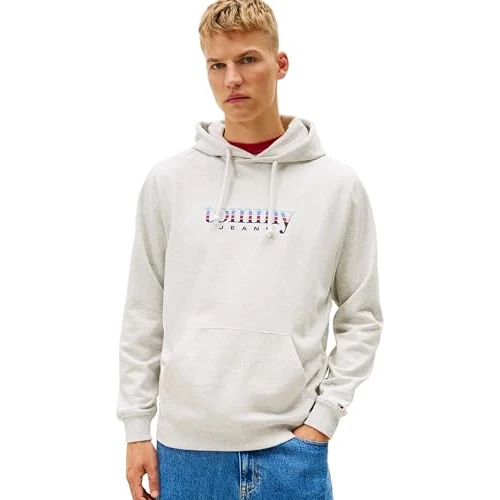 Offre limitée : Tommy Jeans Sweat à Capuche TJM REG Entry DNA Play Hood DM0DM22642 pour Homme, Gris (Ice Grey Heather), XL, Gris (Ice Grey Heather), XL de 89.90 € à 41.54 € (54% de remise)