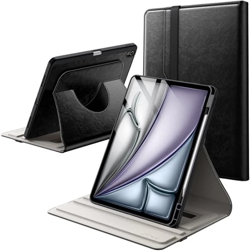 Tijdelijke aanbieding: JETech Draaiende Case voor iPad Air 13" M4/M3/M2 (2026/2025/2024), Zwart van 24.99 € naar 24.99 € (0.00% korting)