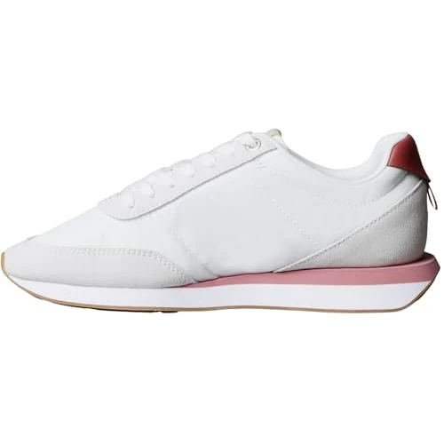 Offerta a tempo: Calvin Klein Runner retrò da Donna Ess Mix Mat YW0YW01990 Low Top, Bianco (Bright White/Dusty Rose/Gum), 38, Gomma Bianca Brillante Rosa polverosa, 39 EU - 59% da 99.90 € a 40.89 €
