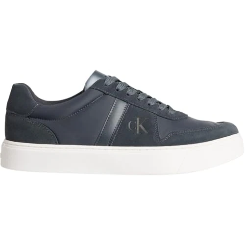 Tijdelijke aanbieding: Calvin Klein Klassieke bekers voor heren LACE Mix EMB tong YM0YM01395 Low Top, grijs (kolen), 5.5, Grijze kolen, 39.5 EU van 74.95 € naar 74.95 € (0.00% korting)