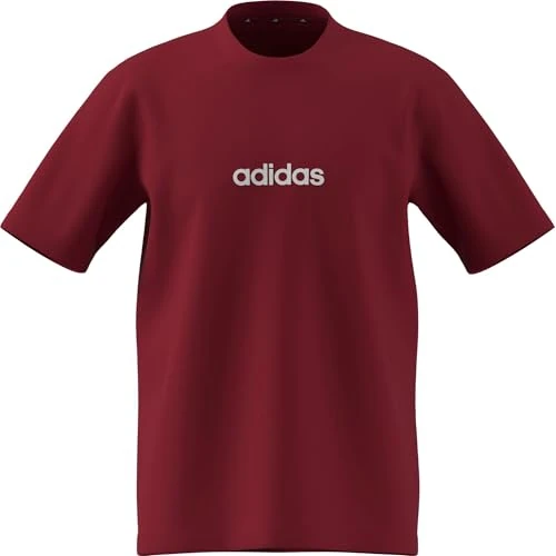 Oferta limitowana: adidas heren ESSENTIALS LINEAR SINGLE JERSEY TEE, active maroon/white, 3XL z 68.82 zł na 68.82 zł (oszczędź 0.00%)