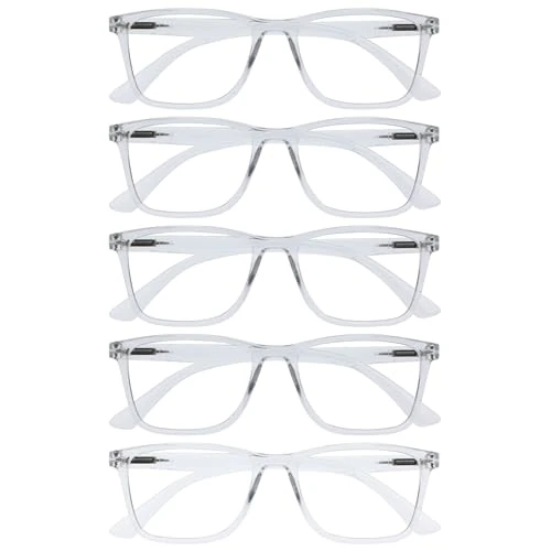 Oferta limitada: OPULIZE NYX Gafas luz azul mujer y hombre - Lentes Antideslumbrante para ordenador - Paquete de 5 - Protección UV - Claro de 12.39 € a 12.39 € (ahorro 0.00%)