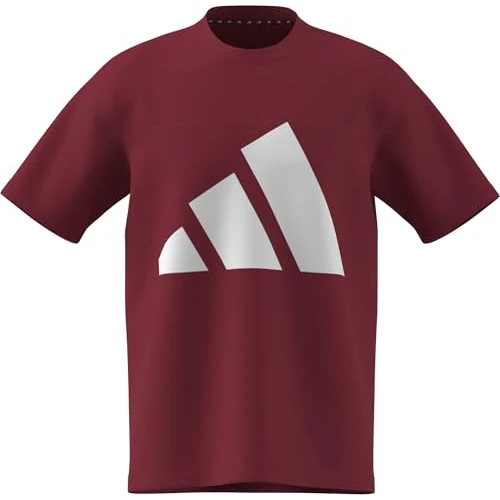 Offerta a tempo: adidas Homme Essentials Big Logo Single Jersey Tee, Active Maroon/White, XL - 0.00% da 18.99 € a 18.99 €