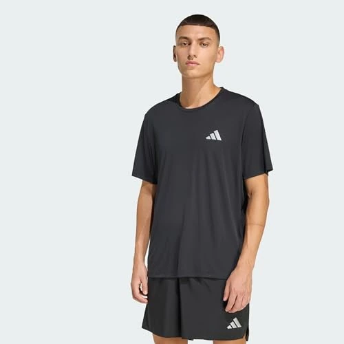 Offerta a tempo: adidas Uomo Adi365 Running Essentials Shirt, Black, M - 39% da 25.00 € a 15.17 €