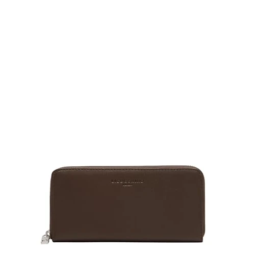 LIEBESKIND Berlin Cuir Porte-Monnaie Gigi Zip Around Wallet Roasted Coconut Marron foncé