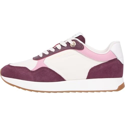 Oferta limitada: Tommy Hilfiger Women's Mix Material Runner FW0FW08950 Low Top, Beige (Soft Cream), 39, Beige Crema Suave, 39 EU de 54.79 € a 54.79 € (ahorro 0.00%)